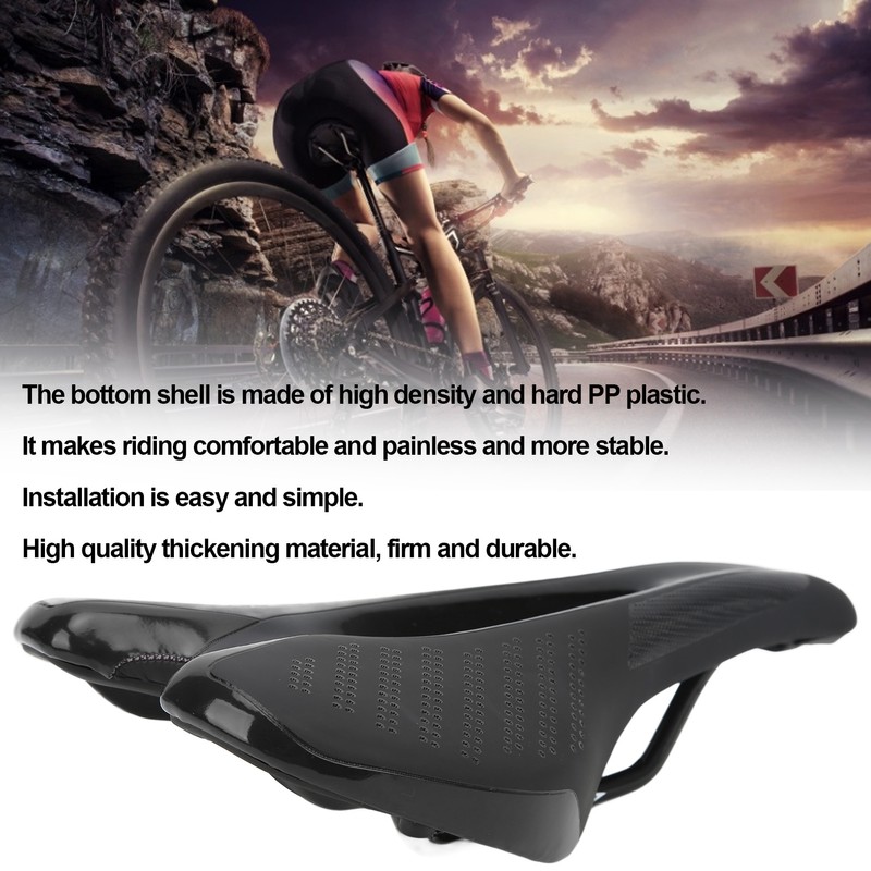 Mountain Bike Saddle Ergonomic Design Breathable Waterproof Bicycle Seat for