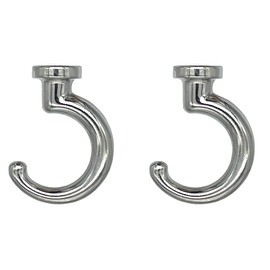 diplambr Classic Swag Hook Heavy Duty Ceiling Hook with Hardware for Ceiling Installation Cavity Wall Fixing Hanging Plants Chandeliers Wind Chimes etc. Indoor&Outdoor (2, Silver)