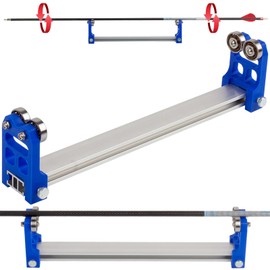 FENJANER Archery Arrow Spinner Tester, Arrow Shaft Straightness Detector and Balance Check Tool, Feather Vane Tuning and Broadhead Spining Testing Accessories