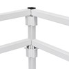 HECASA 4' x 4' Rolling Flood Table Tray Stand for