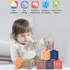 12PCS Children Silicone Building Blocks Soft DIY Educational Chewable Animals