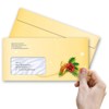 Letter envelopes Santa Claus, Yellow, Red Dl