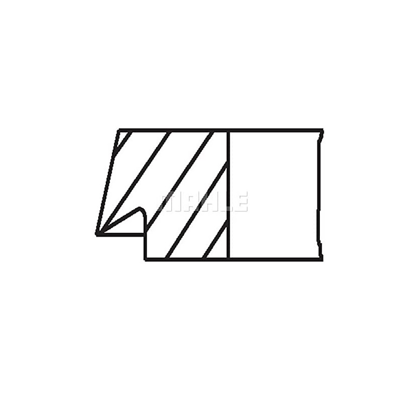 Mahle Original 033 19 N0 Piston Ring Set