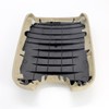 Ezzy Auto Beige Leather Suture Console Armrest Lid Cover for