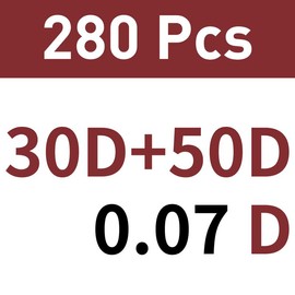 【BacktoSchool】30D+40D Natural Kit l B&Qaugen 280pcs Individual Natural Look Clusters for DIY Eyelashes Extension, Waterproof Long Lasting Beginner Friendly Summer Fake Lashes Stacking Makeup Gift Cosmetic:_ONLY LASH 30+50 D-Curl