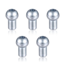 Bruislard 5 Pcs Cable Ball Stopper Cable Rope Replacement Attachments Gym Exercise Machine Accessories for 5mm Cables Fitness Equipment Wire Rope Port Joint for Home Gym Cables