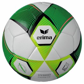 Erima Unisex Youth Hybrid Training 2.0 Football (7192404), Green/Lime, 3
