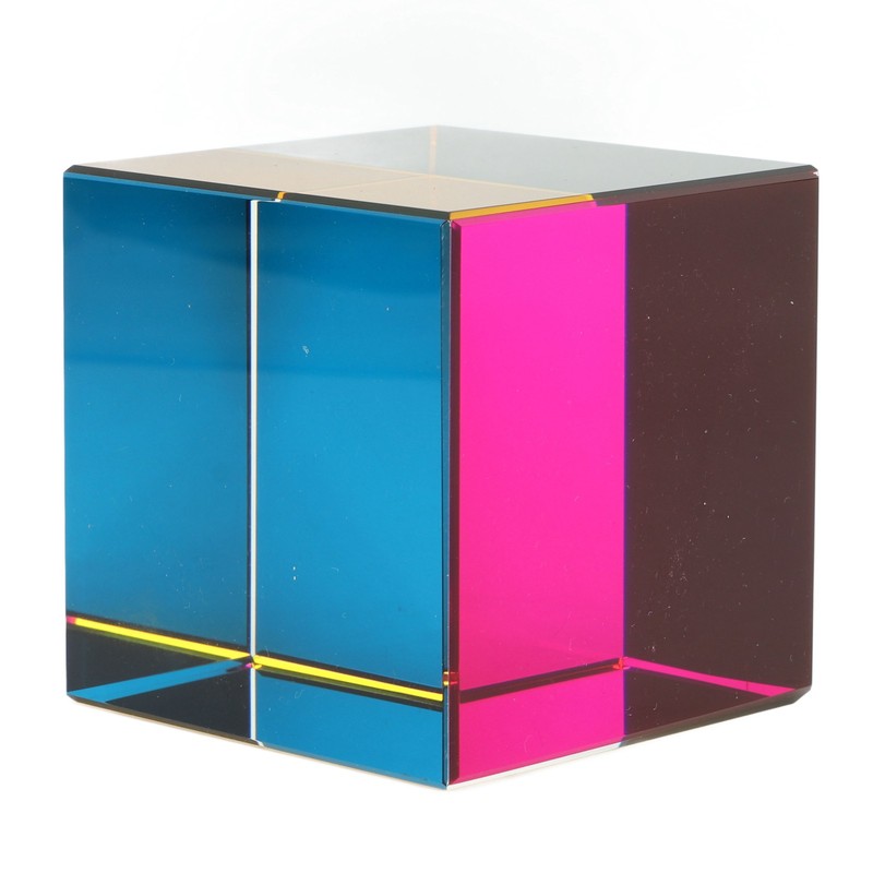 Color Cube Optical 6 Sides Cube Optical Cube Prism for