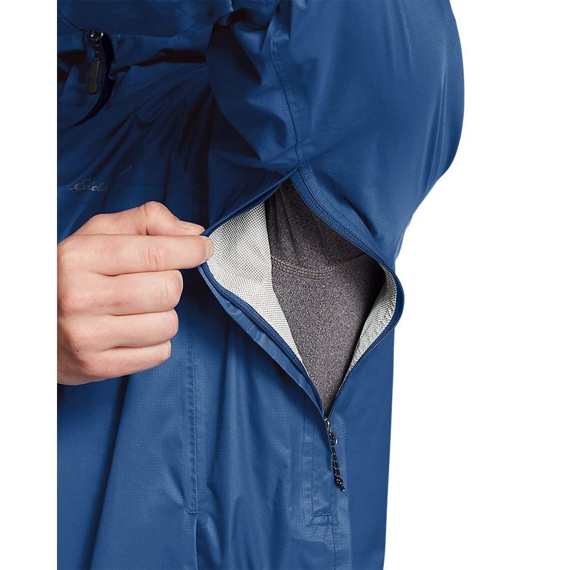 Eddie Bauer Men's Cloud Cap Rain Jacket, Waterproof, Dk Marigold,