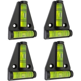4Pcs Magnetic T Type RV Levelers, RV Parts Accessories Exterior Leveling Stablilization Levelers, Dual-use with Magnetism and Screws Mounting