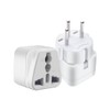 JORINDO 2 pcs Israel Travel Plug Adapter，Israel Plug to Universal