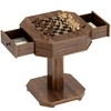 SogesPower Chess Checker Game Table with 2-Drawers Storage, Game Board