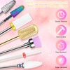 Pack of 7 Nail Drill Bits HEYMKGO Electric Nail Drill
