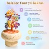 7 Chakra Tree of Life with Ceramic Pot & Himalayan
