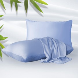 ZonLi Z-Magic Cooling Pillow Cases King Size Set of 2, Viscose Derived from Bamboo,Silky Soft Breathable Cold Pillow Covers, Cooling Pillowcases for Hair and Skin, 20x36 Inches