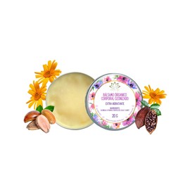 Bálsamo Corporal Orgánico Ozonizado Karité Cacao Caléndula 20Gr
