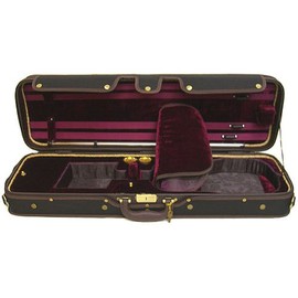 SKY Euro-Style 4/4 Full Size Violin Case Oblong Black/Maroon
