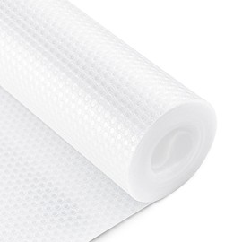 Bloss Clear Shelf Liners, Waterproof Kitchen Cabinet Liner 12"×78.7", Non Adhesive Cupboard Liner Drawer Mat for Kitchen, Bathroom, Cabinets, Storage, Desk