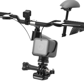 Zunate Lenker Fahrradkamera WiFi, 1080P Small Sport Video Action Kamera mit 120° Weitwinkel, Wasserdichter Outdoor Recorder für Fahrrad, Mountainbike, Rennrad