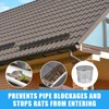 Pack of 2 Gutters Leaf Protection Rain Gutters Leaf Protection