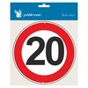 Pubblimania Maximum Speed 20km Aluminium Road Signs Round 3mm Thick