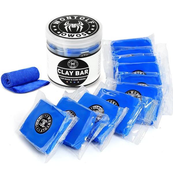 Wontolf 10 Pack Clay Bars Auto Detailing Premium Grade Magic