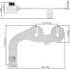 ADDOT Ultra-Slim Toilet Bidet Dual Nozzle Left and Right Convertible,