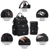 HappyPicnic Picnic Backpack Set for 4 Persons with Insulated Cooler