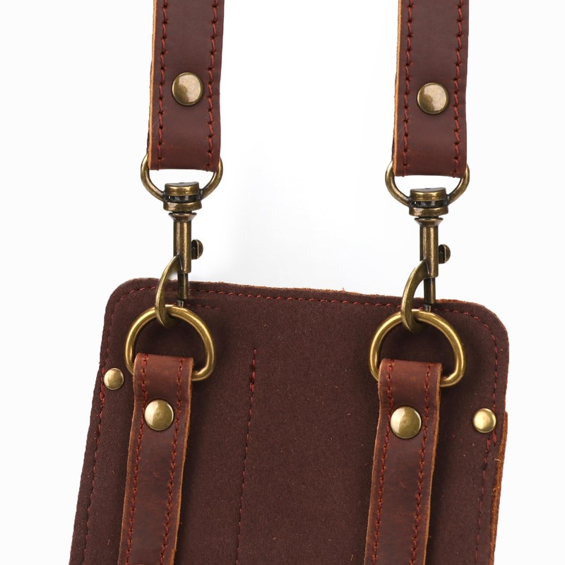 Tourbon Gardening Pouch Pruning Shears Pouch Leather Scissor Case Bag