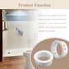 2 Pcs SB1.093-14 Shower Grab Bar Snap|Bushing|Grommet|White Nylon, Compatible with