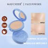 Base Maquillaje Polvo Compacto Fijador Mate 2 Unidades