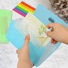 Pack of 4 Mini Expanding Folders, A6, 13 Compartments, Document
