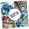 WOONEKY Elegant Chameleon Glitter Nail Art Powder of Shiny Nail