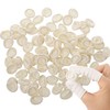Rubber Finger Cots, 200pcs Disposable Natural Finger Cots Latex Anti-static Finger Covers Nail Art Gloves