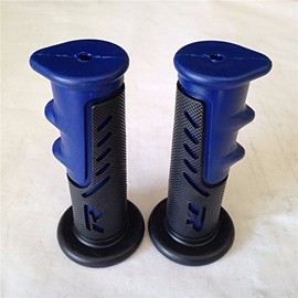 XKMT-"R" Engraved Gel Style Grips BLUE ATV QUAD Compatible With KAWASAKI POLARIS SEADOO BOMBARDIER JET SKI FOREMAN RECON RINCON Brute Force Prairie BRUIN GRIZZLY KODIAK [B017QVA97O]