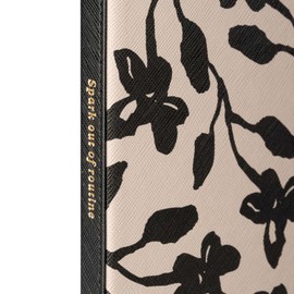 Kokonote Bullet Journal Notebook Luxe Midnight Dahlia Fabric Hardcover Notebook Notepad Notebook – Travel Diary to Write Yourself – Bullet Journal Dotted Diary