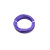 1/16" Coated to 3/32" Diameter, 7x7 Construction, Purple Vinyl Coated