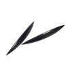 2pcs Carbon Fiber Headlight Eyebrows Left Right Glossy 3K Twill