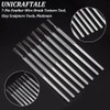 UNICRAFTALE 8Pcs Clay Ceramic Needle Detail Tools Feather Wire Texture