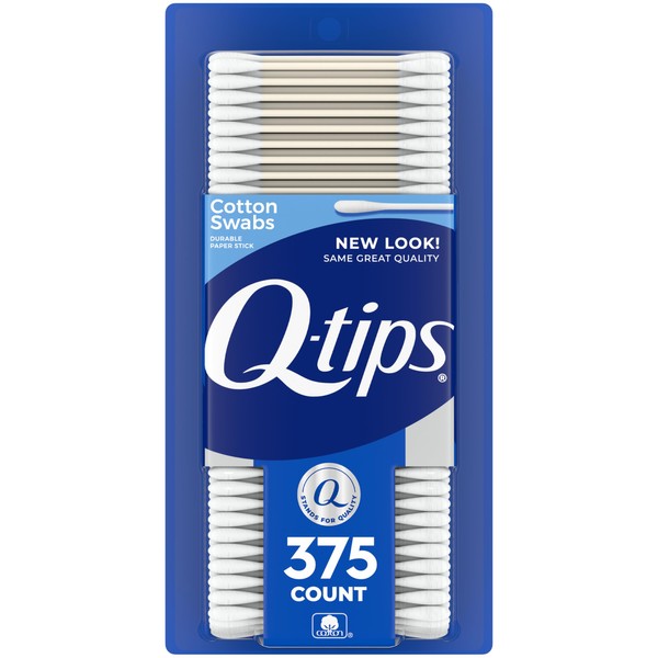 Q-tips Cotton Swabs for Hygiene and Beauty Care Original Cotton