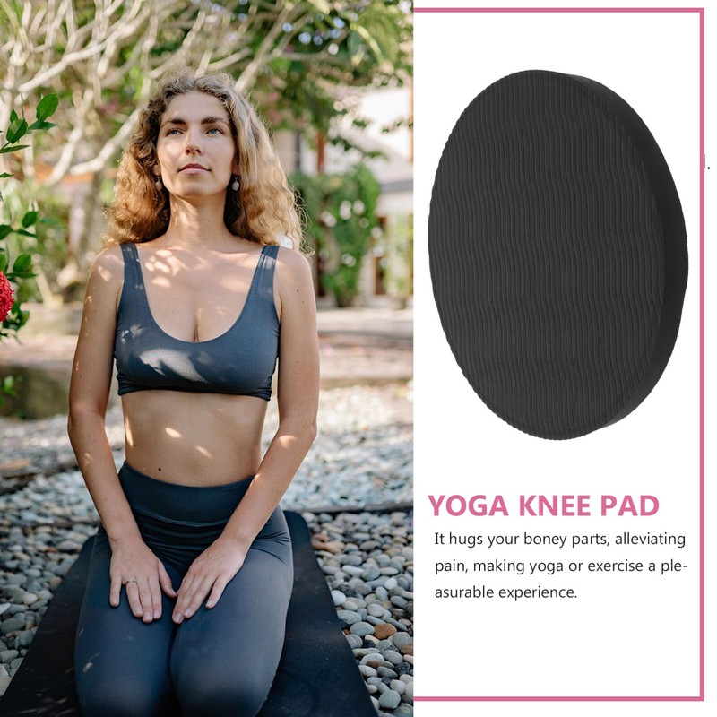 Vorcool 2 Pieces Knee Mats, Thick Yoga Pillows, Round for