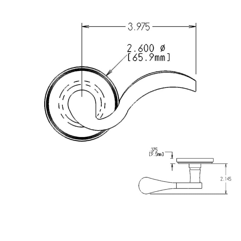 FPL Bordeaux Passage Left Hand Lever Set - White Powder