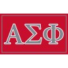 Alpha Sigma Phi Fraternity Flag- Greek Letters-New!
