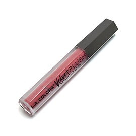 L.A. Colors Pick 1 Velvet Plush Creamy Lip Color Lipgloss Lip Gloss Paint Stick + Free Zipper Bag (CLC662 Blossom)