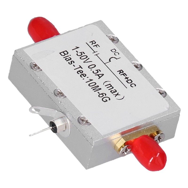 Bias Tee Module Coaxial Feed Low Insertion Loss RF DC