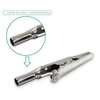 25Pcs 51mm Metal Alligator Clip Spring Clamps test line Crocodile