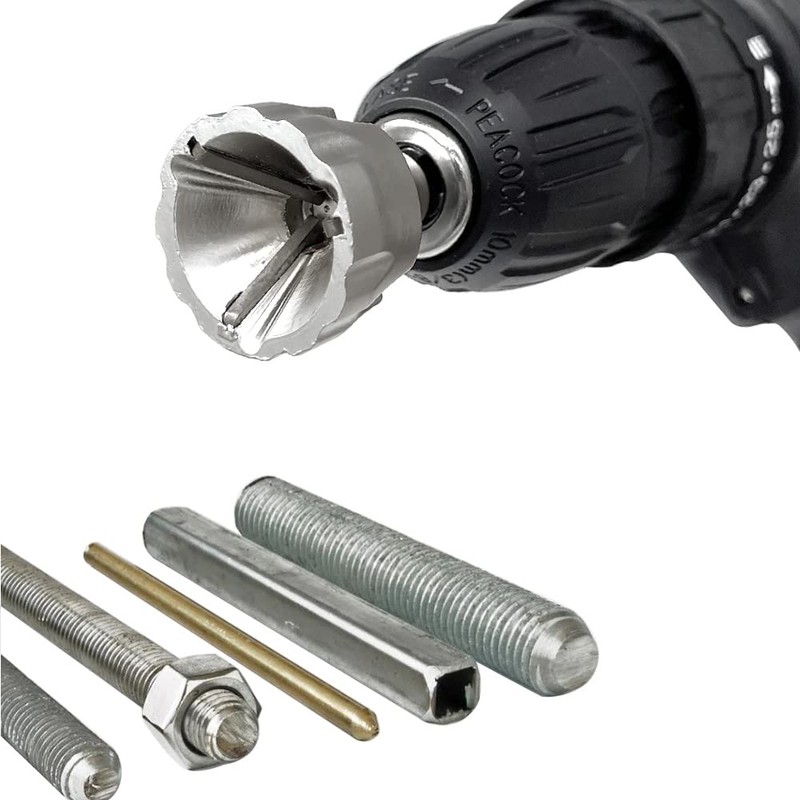Saipor Chamfer Cutter Metal Reamer Chamfering Screw Burr Removal Thread