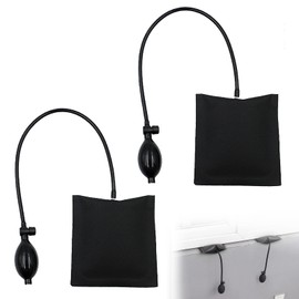 Air Cushion, Lifting Cushion, Mounting Cushion, Air Pump Wedge, Alignment Mounting Cushion, Air Cushion Expansion Cushion, for Door Window Installation and Car Repair Mounting Aid, Pack of 2, Black