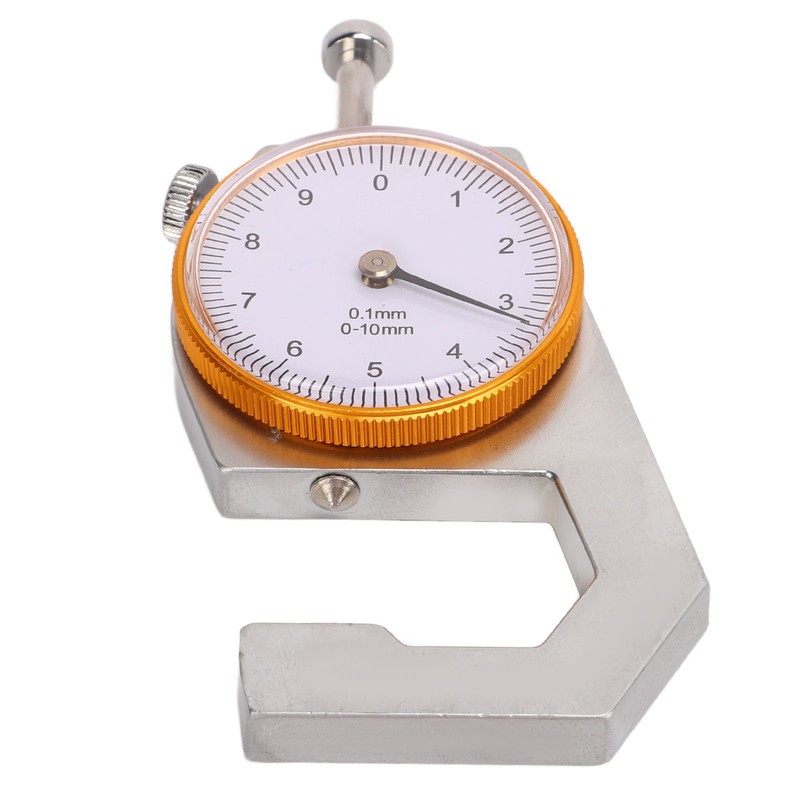 Thickness Gauge Round Dial Indicator 0.1mm Resolution 0‑10mm Range Measuring