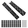 WeeGoo 10 Pcs Piano Hinges Black 6 Inch Piano Metal